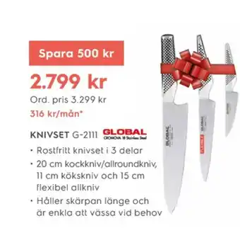 Electrolux Home Global knivar erbjuda