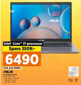 Power Asus laptop erbjuda