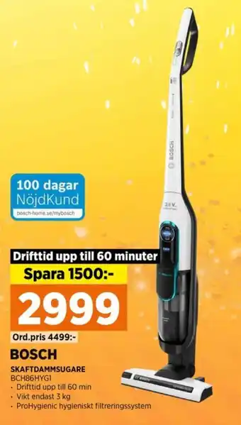 Power Bosch dammsugare erbjuda