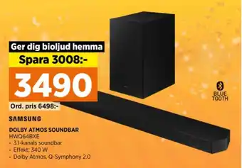 Power Samsung soundbar erbjuda