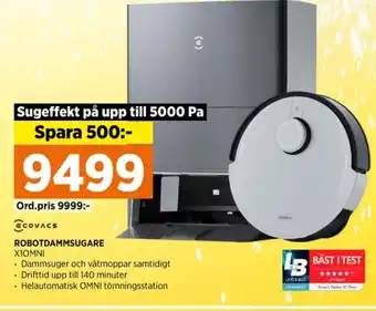 Power Ecovacs robotdammsugare erbjuda