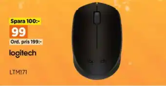 Power Logitech mus erbjuda