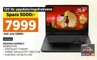 Power Lenovo laptop erbjuda