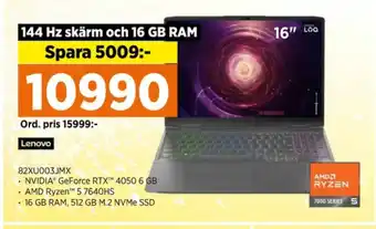Power Lenovo laptop erbjuda