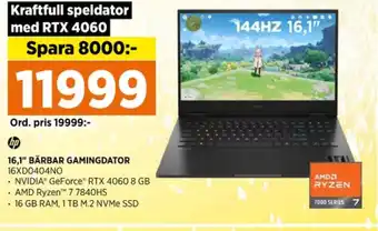 Power Hp laptop erbjuda