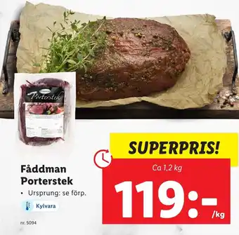 Fåddman Porterstek