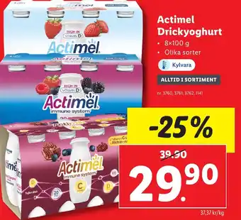 Lidl Actimel Drickyoghurt erbjuda
