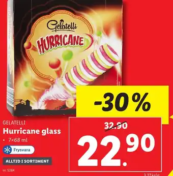 Gelatelli Hurricane glass