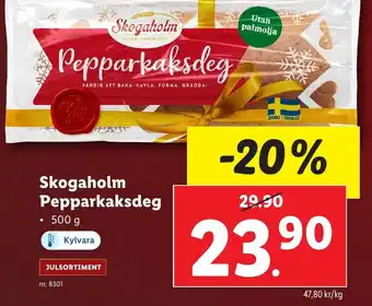 Lidl Skogaholm Pepparkaksdeg erbjuda