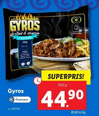 Lidl Gyros erbjuda