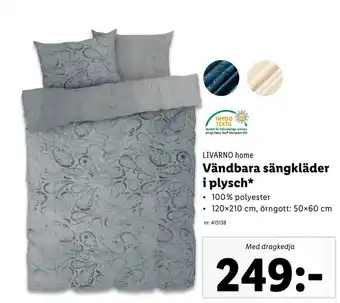 Lidl Vändbara sängkläder i plysch* erbjuda