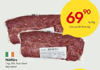 Snabbgross Nötfärs erbjuda
