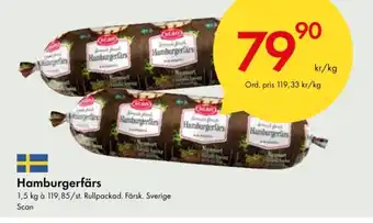 Snabbgross Hamburgerfärs erbjuda