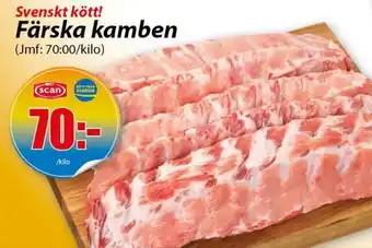 Extra Mjällby Stormarknad Färska kamben erbjuda