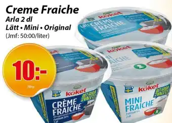 Extra Mjällby Stormarknad Creme Fraiche Arla 2 dl erbjuda