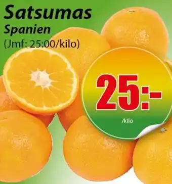Extra Mjällby Stormarknad Satsumas erbjuda