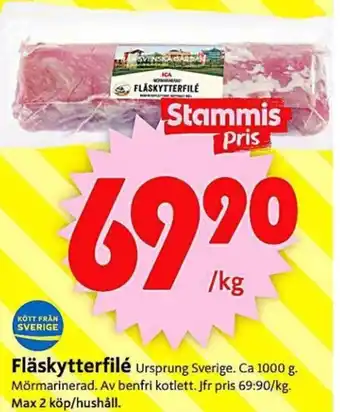 ICA Supermarket Fläskytterfilé erbjuda