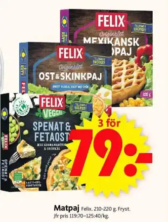 ICA Supermarket Matpaj Felix erbjuda
