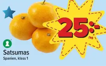 Östenssons Satsumas erbjuda
