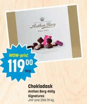 Eurocash Chokladask Anthon Berg 460g erbjuda