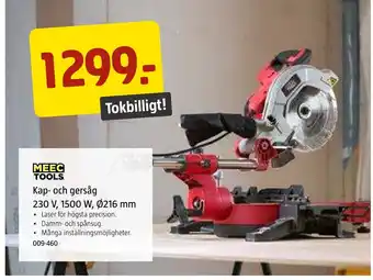 Jula Kap- och gersåg 230 v, 1500 w, ø216 mm erbjuda