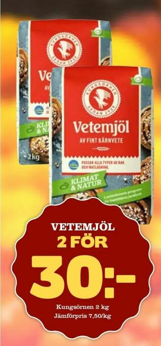 Matvärlden Tensta Vetemjöl erbjuda