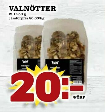 Matvärlden Tensta Valnötter erbjuda