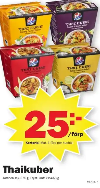 Pekås Thaikuber Kitchen Joy erbjuda