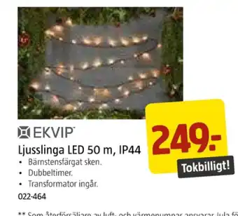 Jula Ekvip ljusslingor erbjuda
