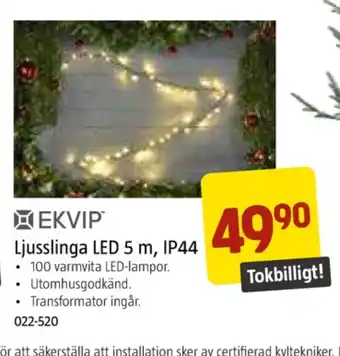 Jula Ekvip ljusslingor erbjuda