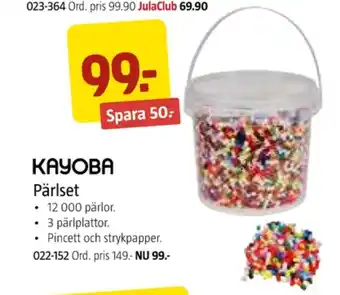 Jula Kayoba pärlor erbjuda