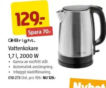 Jula Bright lightning vattenkokare erbjuda