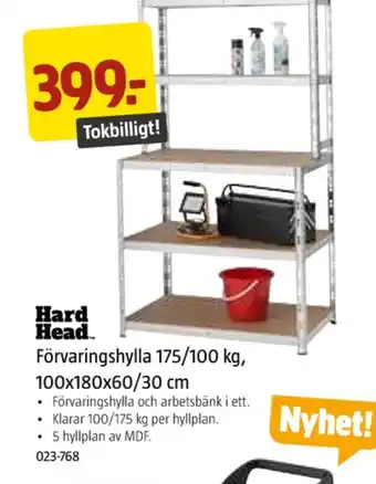 Jula Hard head lagerhyllor erbjuda