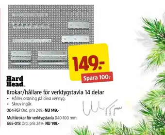 Jula Hard head verktygshållare erbjuda