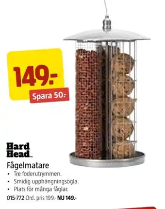 Jula Hard head fågelmatare erbjuda