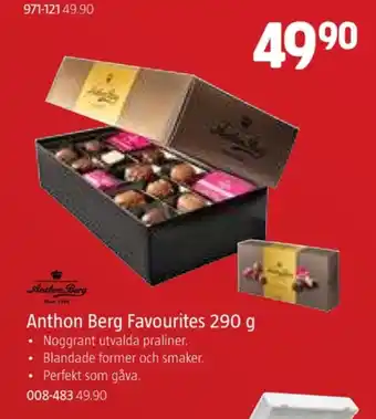 Jula Anthon berg chokladask erbjuda