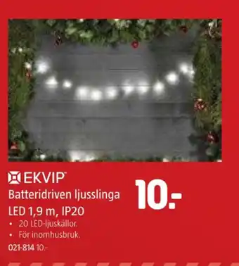 Jula Ekvip ljusslingor erbjuda