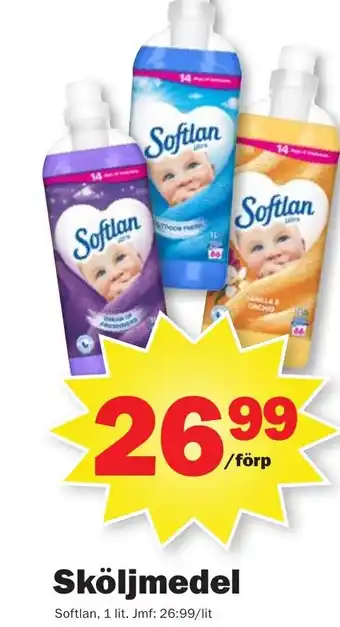 Pekås Sköljmedel Softlan erbjuda