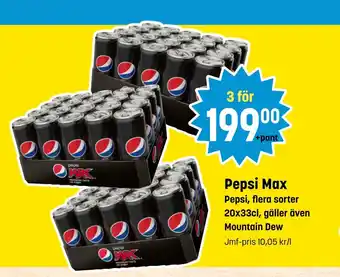 Eurocash Pepsi max erbjuda