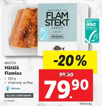 Lidl Hätälä flamlax erbjuda