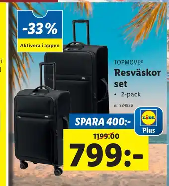 Lidl Resväskor set erbjuda