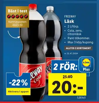 Lidl Läsk erbjuda