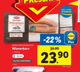 Lidl Wienerkorv erbjuda