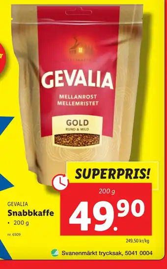 Lidl Snabbkaffe erbjuda