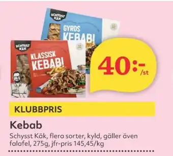 Hemköp Schysst käk kebab erbjuda