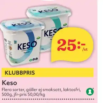 Hemköp Keso cottage cheese erbjuda