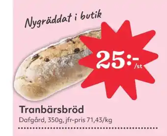 Hemköp Dafgårds butiksbakat matbröd erbjuda