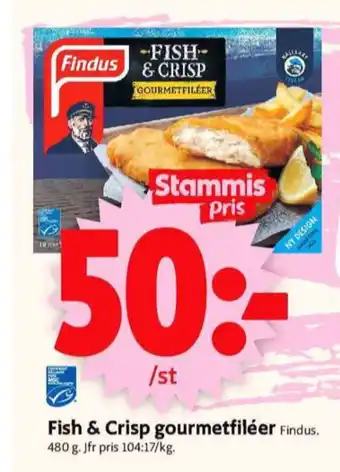 ICA Supermarket Fish & crisp fiskpinnar erbjuda
