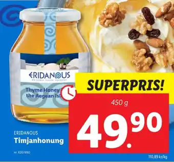 Lidl Eridanous honung erbjuda