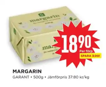 Willys Hemma Garant margarin erbjuda